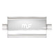 MagnaFlow Mag SS muffler with 22x5x11-inch size and 3-inch center inlet, designed for automotive exhaust systems.