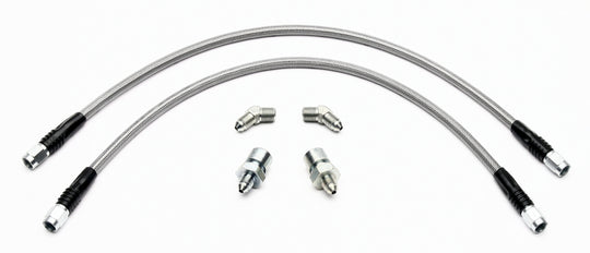 Wilwood Flexline Kit for 1994-2003 Mustang with SL6 front calipers, durable brake line set for improved vehicle safety and performance.