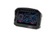 AEM CD-5LG Carbon Logging Digital Dash Display with internal 10Hz GPS and antenna, showing digital gauges for vehicle data.