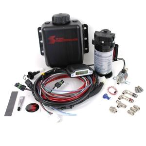 Snow Performance Stage 3 EFI 2D Map Water Meth Kit for engine cooling and performance with injection components visible.