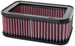 K&N Engineering rectangular drop-in air filter with 6.75-inch length, 4.5-inch width, and 2.5-inch height for enhanced airflow.