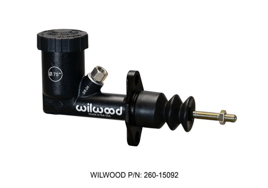 Wilwood GS remote brake master cylinder with .810-inch bore, showing the black metal body and mounting hardware.