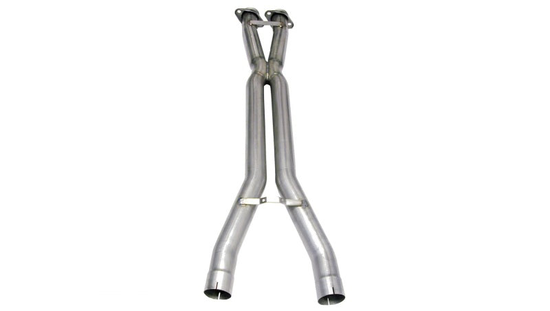 CORSA Performance X pipe exhaust for Chevrolet Corvette C6 Z06 2006-2011 with 7.0L V8 engine, shown in the image.