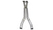 CORSA Performance X pipe exhaust for Chevrolet Corvette C6 Z06 2006-2011 with 7.0L V8 engine, shown in the image.