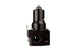 Aeromotive adjustable fuel pressure regulator with .313 valve, -3x and -8 outlets, -10 inlet and return lines for fuel systems.
