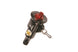 Aeromotive billet fuel sample valve with metal construction and valve handle for easy sampling of fuel in automotive applications