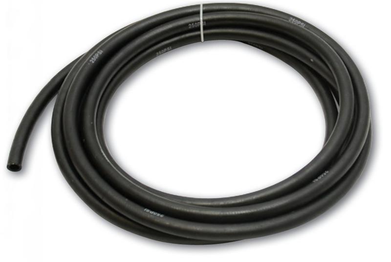 Vibrant -12AN 0.75-inch ID flexible hose for push-on fittings, shown in a 10-foot roll, ideal for automotive or racing applications.