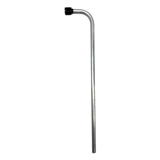 Nitrous Express 90-degree blow down tube plumbing kit with nuts, sleeves, and aluminum tubing for automotive nitrous systems.