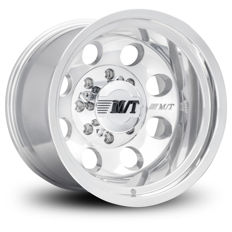 Mickey Thompson Classic III 17x12-inch polished cast wheel with 6x5.5 bolt pattern and 3.60-inch backspacing.