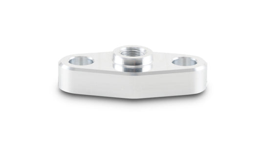 Vibrant oil inlet flange for Garrett GT/GTX turbochargers, with 1/8in NPT female thread, engine gasket component.