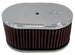 K&N Engineering custom oval race air filter, 7-inch long, 4-inch wide, 3.25-inch high, direct fit for performance vehicles.
