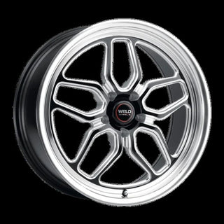 Weld S107 20x10.5 Laguna cast wheel in gloss black with 5x127 bolt pattern, ET13 offset, 78.1mm bolt diameter, BS6.25 finish