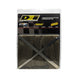 DEI Powersport Exhaust Sleeve Kit in titanium thermal wrap, showing the heat-resistant sleeve for motorcycle or vehicle exhaust.