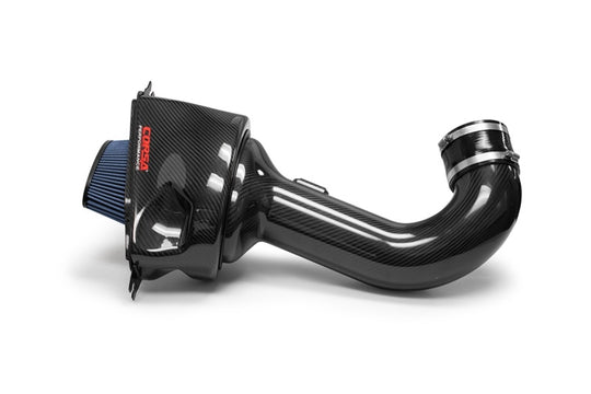 CORSA Performance Corsa Chevrolet Corvette C7 Z06 2015-2019 carbon fiber cold air intake with MaxFlow 5 oiled filter installed