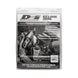 DEI Titanium 4-inch knit exhaust wrap sleeve, 12 inches long, designed for high-performance vehicle exhaust systems.