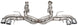 CORSA Performance Corsa 2020-25 Corvette C8 3in Xtreme Cat-Back Exhaust with 4.5in quad tips, showing the polished exhaust tips and pipe details.