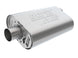 Borla CrateMuffler BBC ATAK 2.5-inch ID oval muffler with offset/center inlet, 14x4.35x9 inches, for 396/402/427 engines.