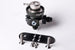 Radium Engineering fuel pressure regulator with 3 bar Bosch fuel pressure regulator, featuring metallic body and adjustable fittings.