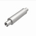 MagnaFlow Muffler Mag SS 14x4x4 with 2.25x2.25 inch inlet and outlet pipes, stainless steel construction for automotive exhaust systems.