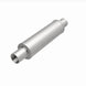MagnaFlow Muffler Mag SS 14x4x4 with 2.25x2.25 inch inlet and outlet pipes, stainless steel construction for automotive exhaust systems.