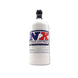 Nitrous Express 5lb nitrous bottle with Lightning 500 valve, 5.25-inch diameter and 17.64 inches tall, shown in the image.
