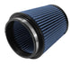 aFe MagnumFLOW Pro 5R intake replacement air filter showing a large round filter with pleated media and rubber edges for direct fit.