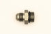 DeatschWerks 10AN ORB male to 8AN male flare fitting with O-ring, automotive fluid connection component.