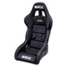 Black Sparco Evo L QRT X race seat with high side bolsters and racing harness openings, designed for competitive motorsport.