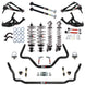 QA1 91-96 GM B-Body coilover kit with big wheels, featuring adjustable suspension components for enhanced performance and ride quality.