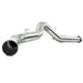 MBRP catback exhaust system for 2010 Chevy Camaro V8 6.2L L99 with dual round tips, T409 stainless steel.