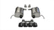 Corvette C7 coupe 6.2L V8 Corsa Performance axle back exhaust with black dual rear exit tips, model F6208.