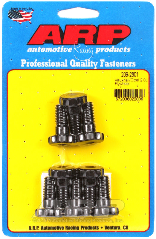 ARP Vauxhall/Opel 2.0L 16V flexplate bolt kit with hardware components for engine assembly and repair.