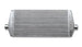 Vibrant air-to-air intercooler core with end tanks, 25x12x3.5 inches, featuring inlet and outlet ports for vehicle cooling system.