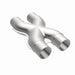 MagnaFlow Smooth Trans X 2.25/2.25 X 12 stainless steel exhaust pipe X pipe for performance vehicle exhaust systems