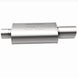 MagnaFlow muffler with polished tip, model RS 14X5X8, showcasing the stainless steel construction and sleek design.
