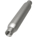 MagnaFlow muffler with 3.5-inch diameter and 18-inch length, featuring dual 2.25-inch inlet and outlet pipes, for vehicle exhaust.