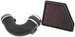 K&N Engineering cold air intake kit for 2010-2014 Chevy Camaro V8 6.2L engine, showing the intake tube and filter assembly.