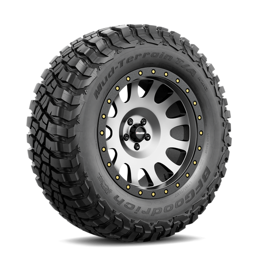 BFGoodrich Mud-Terrain T/A KM3 LT265/70R17 off-road UTV tire with aggressive tread pattern and sidewall design for rugged terrain.