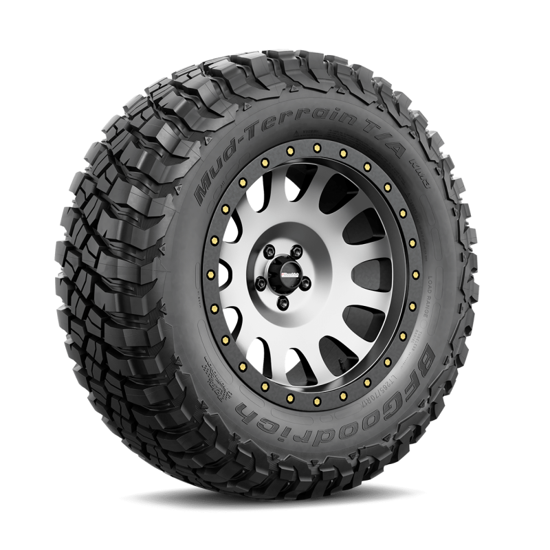 BFGoodrich Mud-Terrain T/A KM3 LT265/70R17 off-road UTV tire with aggressive tread pattern and sidewall design for rugged terrain.