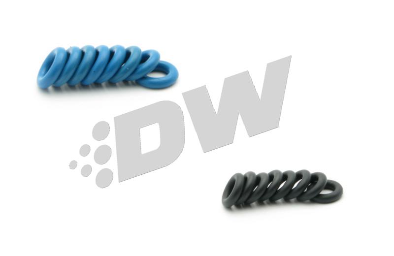 DeatschWerks LS2 and 5.7L/6.1L HEMI 42lb fuel injector set for 8-cylinder engines, featuring eight high-performance injectors