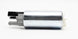 Walbro 255lph high pressure fuel pump showing metallic body and inlet/outlet ports, designed for fuel delivery in automotive applications.