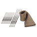 DEI Powersport Titanium Exhaust Sleeve Kit with thermal wrap, designed for motorcycle or vehicle exhaust systems.