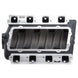 Edelbrock Victor EFI intake manifold for Eagle Chrysler 5.7L/6.1L/6.4L Gen III Hemi V8 engine, showing the polished aluminum design.