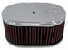 K&N Engineering custom oval race air filter, 7-inch length, 4-inch width, 3.25-inch height, direct fit for performance vehicles.