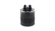 Vibrant small 0.75L 4-port oil catch can assembly showing black metal construction and multiple inlet ports for engine use