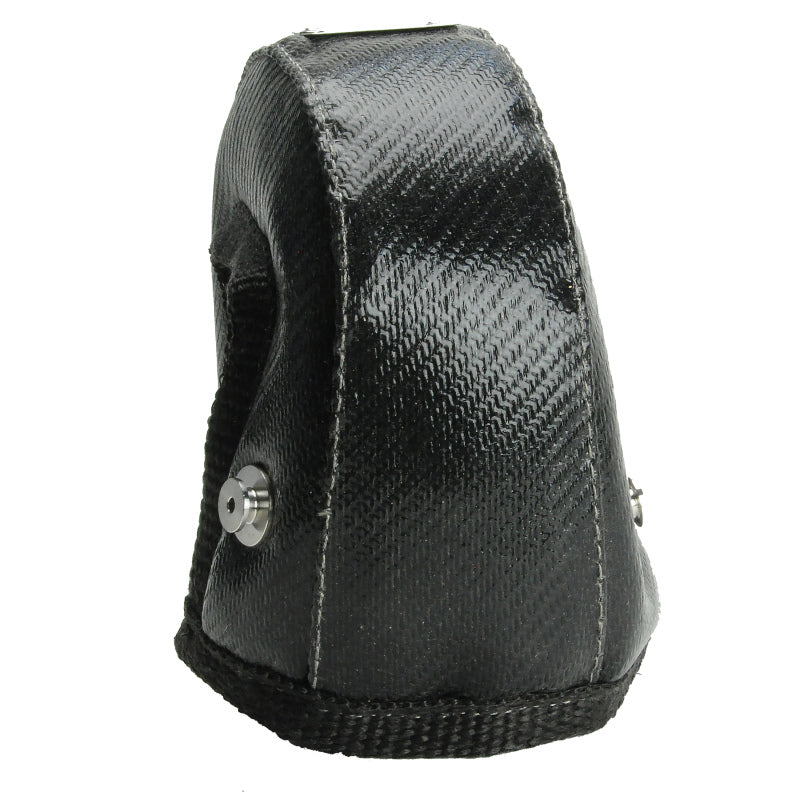 DEI Gen-3 Turbo Shield T3 onyx turbo blanket, insulating automotive turbocharger for heat protection and performance.