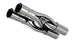 Borla Universal Hydroformed Switchfire X-Pipe with 3-inch ID and OD outlets featuring notches for enhanced exhaust performance.