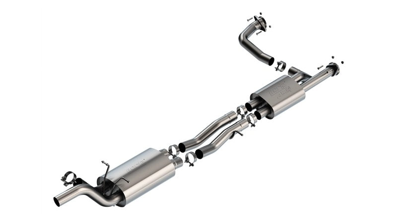 Borla 25-26 RAM 1500 RHO 3.0L V6 ATAK exhaust mid-section connecting pipes, 3-inch diameter, stainless steel construction