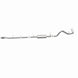 Magnaflow catback exhaust system for 14 Chevy Silverado V8 5.3L with stainless steel rear exit, single side pipe, performance muffler