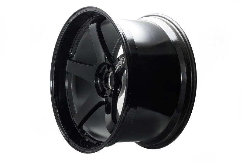 Advan GT Premium forged racing wheel, 20x12.0 inches, gloss black finish, 5x114.3 bolt pattern, high-performance car wheel